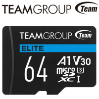 Team 十銓 ELITE 64GB microSDXC U3 A1 V30 記憶卡