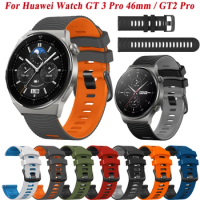 22mm Silicone Watch Straps For Huawei Watch GT 3 Pro 46mm/Watch 3 4 Pro Sport Correa Huawei GT3 SE/GT2 Pro Smart Watch Watchband