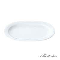 【Noritake 】詩羅恩細白瓷 橢圓盤35.6CM