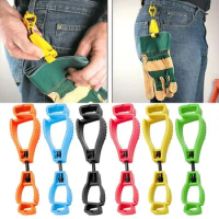 Outdoor Keychain Tactical Gear Clip Fixed Pocket Belt Keychain Webbing Glove Rope Holder Safety Work Gloves Multifunctional Tool