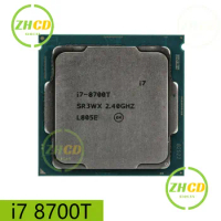 I7-8700T Intel Core For i7 8700T 2.4GHz six-core Twelvethreaded CPU Processor 12M 35W LGA 1151