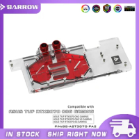 Barrow rtx3070 Waterblock For ASUS TUF RTX3070 8G Gaming, Full Cover ARGB GPU Cooler, PC Water Cooling, BS-AST3070-PA2