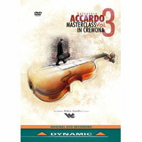 阿卡多：克雷蒙納大師班第3集 Salvatore Accardo Masterclass in Cremona Vol.3 (DVD)【Dynamic】