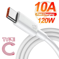 Cáp sạc Type C, Cáp sạc nhanh USB A đến Type C, Dây cáp dữ liệu sạc nhanh 10A, Tương thích với Huawe