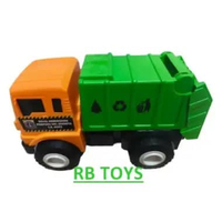 MAINAN MOBIL TRUK SAMPAH FREEWHEEL 02201-1 KUNING HIJAU