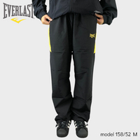 【滿千折百】EVERLAST 長褲 黑黃 拼接 縮口 風衣長褲 男 4051126120