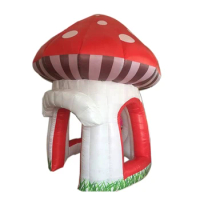 2.5m High Inflatable mushroom Dome Inflatable Mushroom House - Mushroom Shaped Kids Playhouse Tent Backyard/Store Decoration