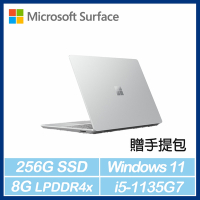微軟Surface Laptop Go 2 i5/8G/256G/國際版 12吋觸控輕薄筆電(白金)