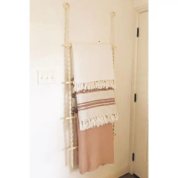 Macrame ladder hanger/ macrame gantungan/makrame wall decor / gantungan baju /gantungan sarung / gan
