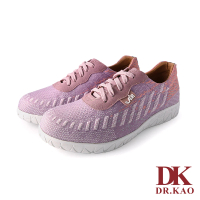 【DK 高博士】混色綁帶空氣休閒鞋女款 89-2099-19 淺紫
