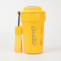 保温杯八角杯316不锈钢450ml-黄色 不锈钢八角咖啡杯logo便携式随手保温保冷杯  L01602030715
