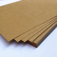 100pcs/lot A4 size 21*29.7cm Kraft paper 200gsm card paper, DIY box gift packing