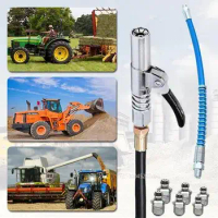 Grease Lock Pliers Fuel Injection Nozzle Heavy-Duty Quick Release Grease Gun Coupler 12000Psi Standard Two Press Easy Push Tool