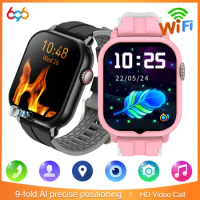 4G Children Smartwatch Kid Video Call Smart Watch GPS WIFI LBS Positioning Waterproof SOS APP Download Heart Rate Health Watches