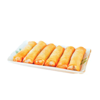 【上野物產】千張草蝦捲(3條/150g±10%/包 蝦捲/蚵捲/天婦羅/炸蝦)
