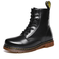 Eight holes Mens New England Dr Martin Boots Real Leather Ankle Boots Couple women outdoor Kasut Mar