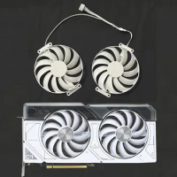 New 95MM 7PIN T129215SU RTX4060TI-O8G-WHITE GPU Fan for ASUS DUAL-RTX 4060TI 4070-O8G-WHITE Graphics Card Cooling
