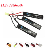 11.1v 1400mAh Lipo Battery for Mini Airsoft BB Air Pistol Electric Toys Guns RC Parts 3s Rechargeable Battery For Water Gun