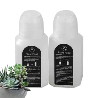 Plant Food For Vegetables Nutrients For Hydroponic Plants A &amp; B Water Soluble Indoor Plant Fertilizer For Hydroponics Garden