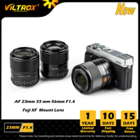 VILTROX 13mm 23mm 33mm 56mm For Fuji Lens F1.4 XF Auto Focus Lens Large Aperture APS-C Lens Fujifilm X Mount X-4T Camera LensesV