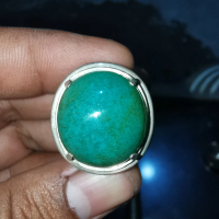 Batu Bacan palamea kristal ring perak handmade mewah