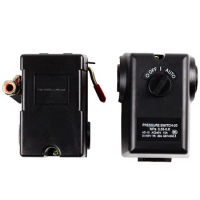 120PSI 4 Ports Rotary Pressure Switch For Air Compressor 240V 15A Pressure Switch Controller Tool