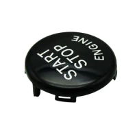 Black Carbon Fiber Interior Accessory Engine Stop Button Replacement Cover for BMW E90 E92 E93 2009 2012