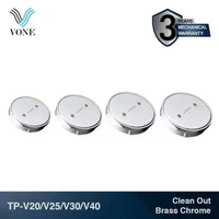 VONE Tutup Septic Tank Pipa Kontrol Brass Clean Out Chrome 2" 2.5" 3" 4" Inch Clean Out 2 Inch