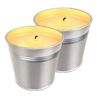 Citronella Candles Outdoor 3 Wicks Home Aromatherapy Candles Natural Soy Wax 2pcs Natural Soy Wax Candle For Garden Odor