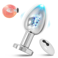 Anal Plug Vibrator for Men Prostate Massager Wireless Remote Control Dildo Butt Plug Vibrators Sex Toys for Women Adult Buttplug