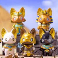 Rinfenni Egyptian Phantom Blind Box Kawaii Cat Mysterious Surprise Box Figure Collection Figure Model Guess Bag Toy Gift Decor