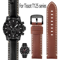 Bracelet For Tissot Quick Dare Series T125617A Men's High-quality Watch Strap With Accessories T116617 Leather Watchband 22mm