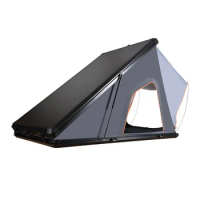 new arrivals roof tent top hard shell aluminium triangle roof top tent hard shell roof top tent for camping custom
