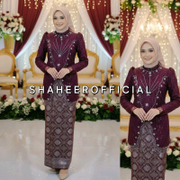 (sh) freehijab SET KEBAYA ELVA RONCE SET LILIT SONGKET // kebaya ronce set lilit songket // kebayaa