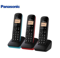 Panasonic 國際 KX-TGB310TWC/B/R 數位無線電話 黑色 紅色 藍色