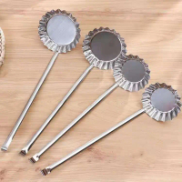 Large frying spoon, stainless steel cake mold, frying pan, cake spoon, 2-yuan store kitchen tool