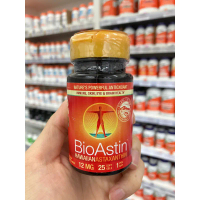 美國BioAstin 夏威夷蝦青素/蝦紅素 12毫克 25粒軟膠囊