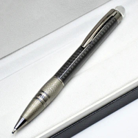 BMP Luxury MB Star-walk Black Carbon Fibre Ballpoint Pen Rollerball Pen Business Office Writing Ink Fountain Pens High Quality