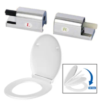 Toilet Soft Close Hinges Seat Hinge Replacements Traditional &amp; Contemporary Toilet Lid Hinges Fixing Connector Accesory