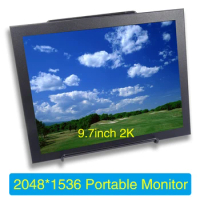9.7inch 2K Monitor 2048X1536 Portable Monitor High Definition Display Mini HDMI-compatible Camera Respberry Pi IPS LED Screen