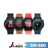 【JSmax】JSmax SW-E80 AI智慧健康管理時尚手錶(24H動態監測)