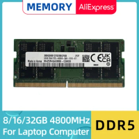 Notebook DDR5 RAM 32GB 16GB 8GB 4800MHz SO DIMM 262pin for Laptop Notebook Computer Memory Dual Channel