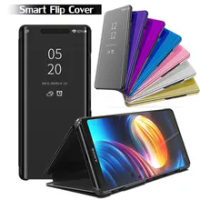For SONY Xperia XZ3 Case For Sony Xperia XZ4 Case Smart Cover XZ3 Clear Mirror View Filp For SONY Xperia XZ 4 Case 360
