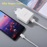 Original Realme X7 GT GT2 Neo2T Pro 5G Charger 65W Super VOOC/Dart Wall Adapter EU For OPPO Reno 8 9 Find X3 Pro 1M Type C Cable