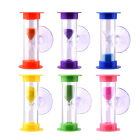 2 Min Blue Sand No Battery Shower Timer Save Water Needed Tooth Brushing Timer