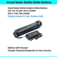 Small Water Bottle Ebike Battery with Charger 24v 8.7Ah 9.6Ah 10.5Ah 36V 6.4Ah 7Ah for Apollo Phaze Rio Mobility Firefly 2.5