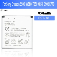 New 100% BST-38 Battery For Sony Ericsson S500I W580I T650 K850I C902 K770 phone Batteries Bateria