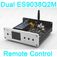 Dual ES9038Q2M ES9038 DAC CSR8675 Bluetooth 5.0 APTX-HD LDAC USB DSD DAC OPA1622 Remote Control