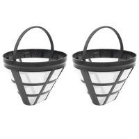 2Pack No.4 Reusable Coffee Maker Basket Filter for Cuisinart Ninja
