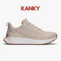 Kanky Story Honjo - Sepatu Sneakers Casual Sport Sekolah Pria Dewasa - Beige, 39